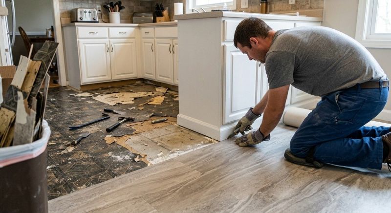 Linoleum Floor Installation in Bastrop County, TX