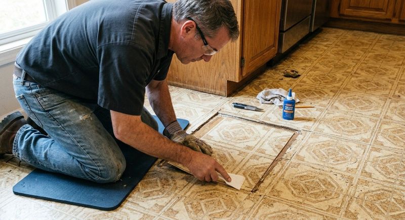 Linoleum Floor Installation in Pflugerville, TX