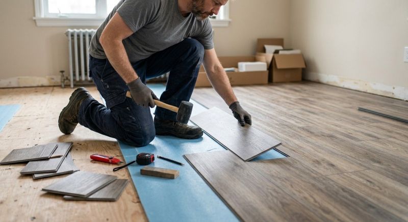 Linoleum Floor Installation in Pflugerville, TX