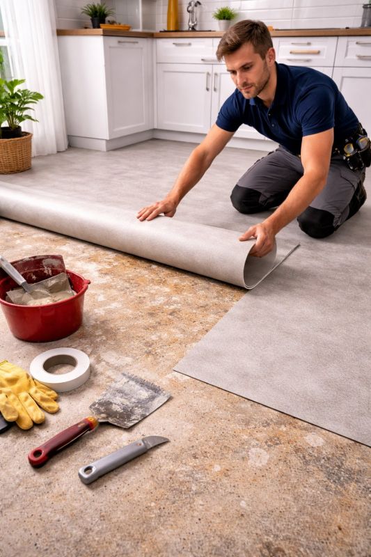 Linoleum Floor Installation in Taylor, TX