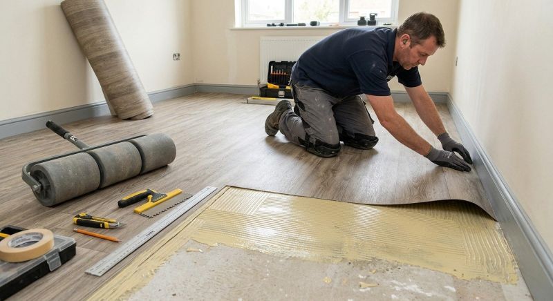 Sheet Flooring Installation in Lexington, TX
