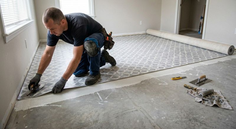 Sheet Flooring Installation in Lexington, TX