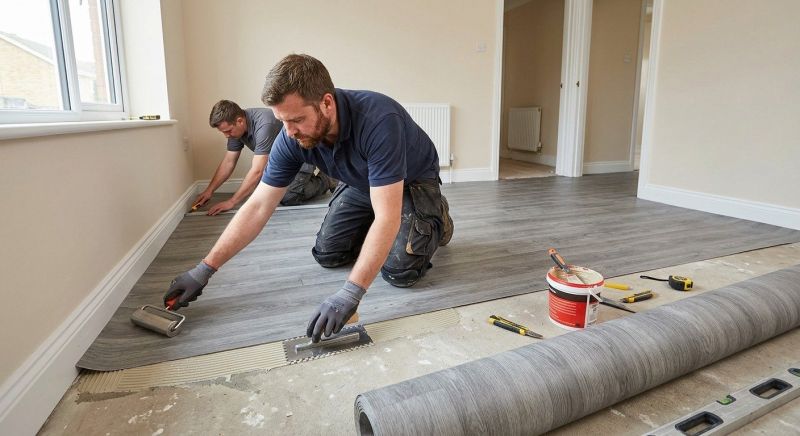 Sheet Flooring Installation in Manor, TX
