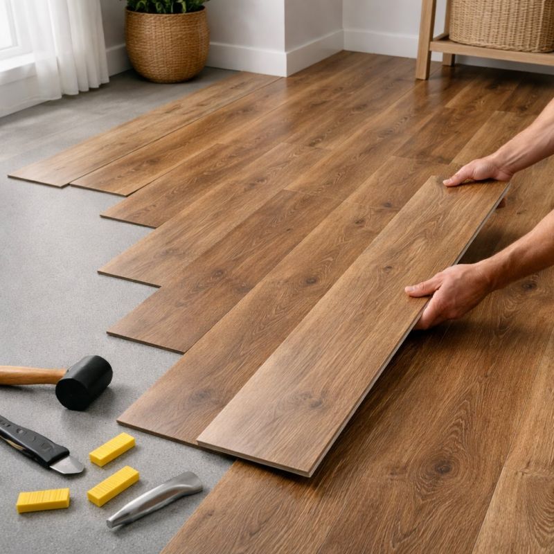 Vinyl Plank Floor Installation in Elgin, TX