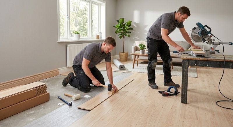Wood Laminate Installation in Elgin, TX